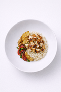 Caribbean Jerk Chicken and Pineapple Bowl