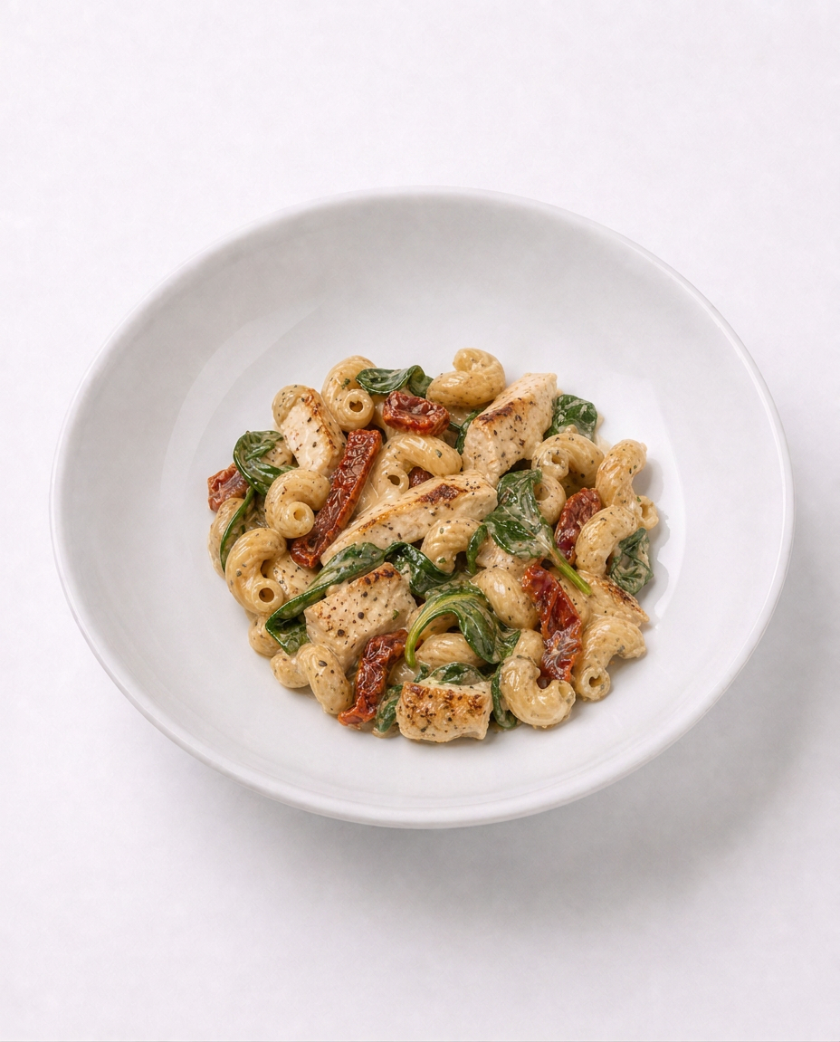 Tuscan Garlic Chicken Pasta Bowl