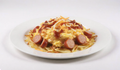 Chefology sausage burrito bowl with eggs, potatoes and cheese
