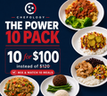 Chefology Power 10 pack of ten fresh ready made meals