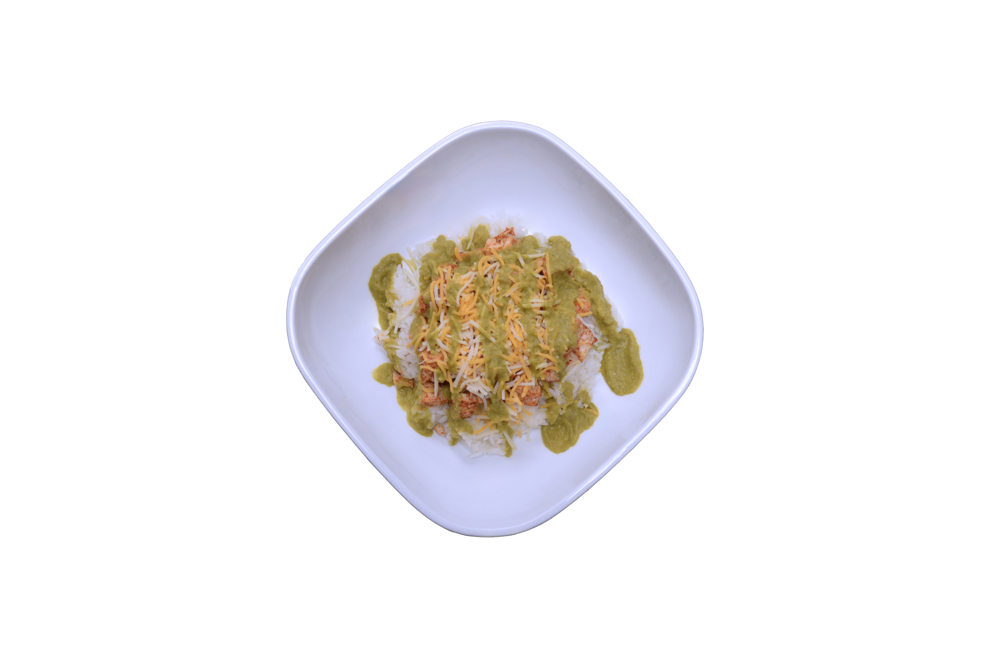 Chicken Taco Bowl with Homemade Salsa Verde