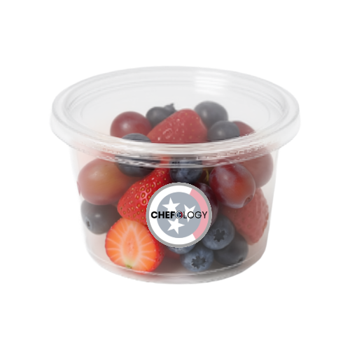 Chefology fresh fruit cup with mixed seasonal fruit