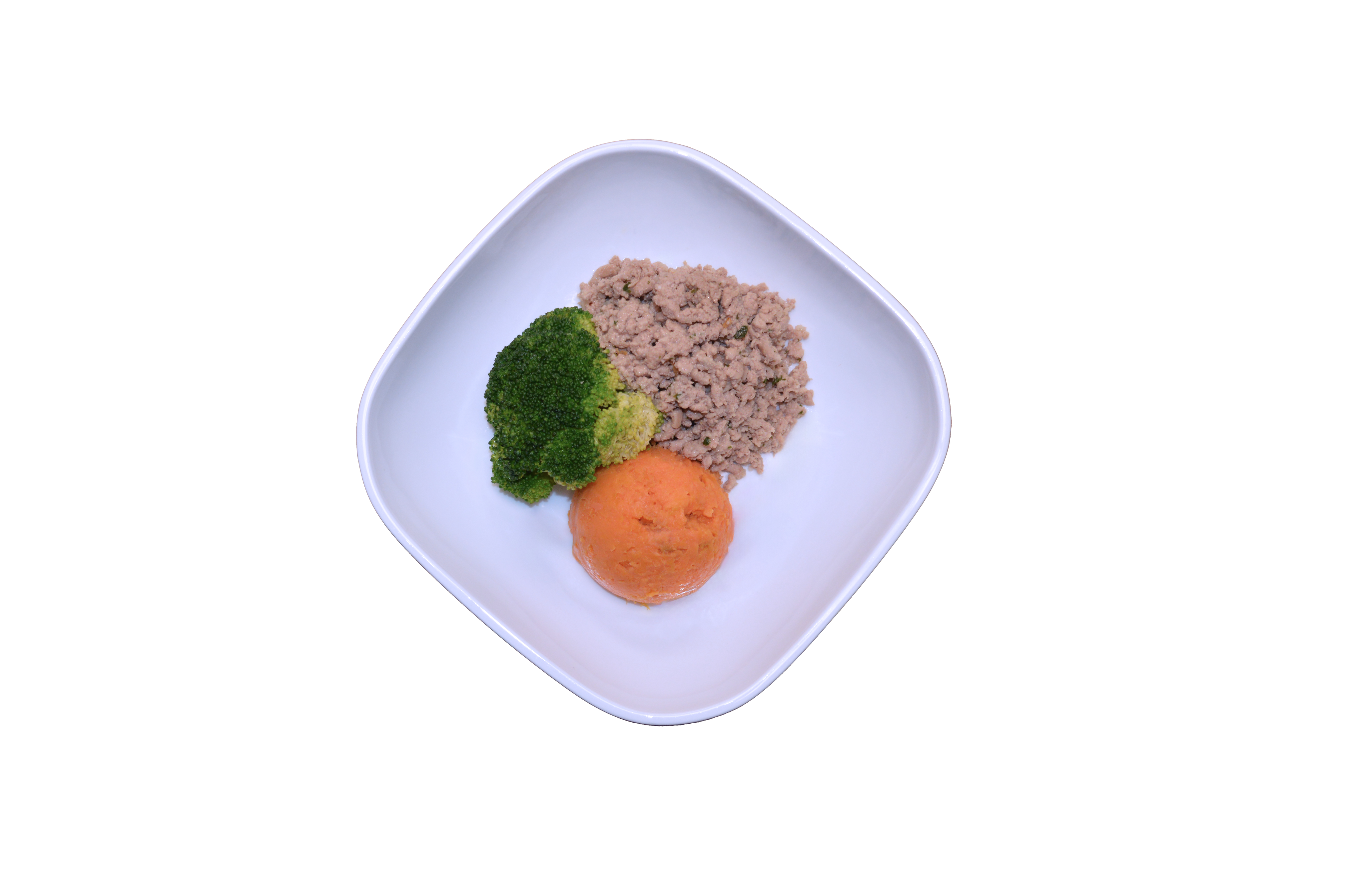 Ground Turkey with Sweet Potato Mash & Broccoli